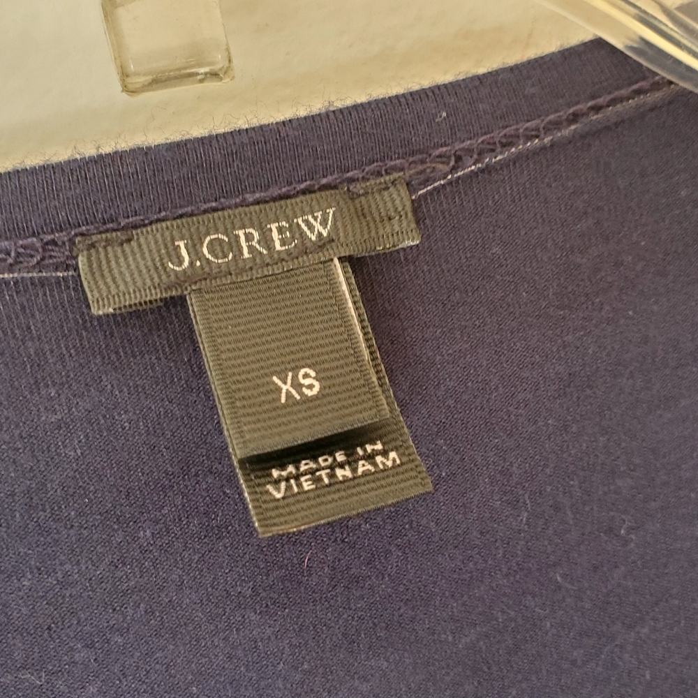 J. Crew Navy Long Sleeve Bodysuit - Picture 4 of 7